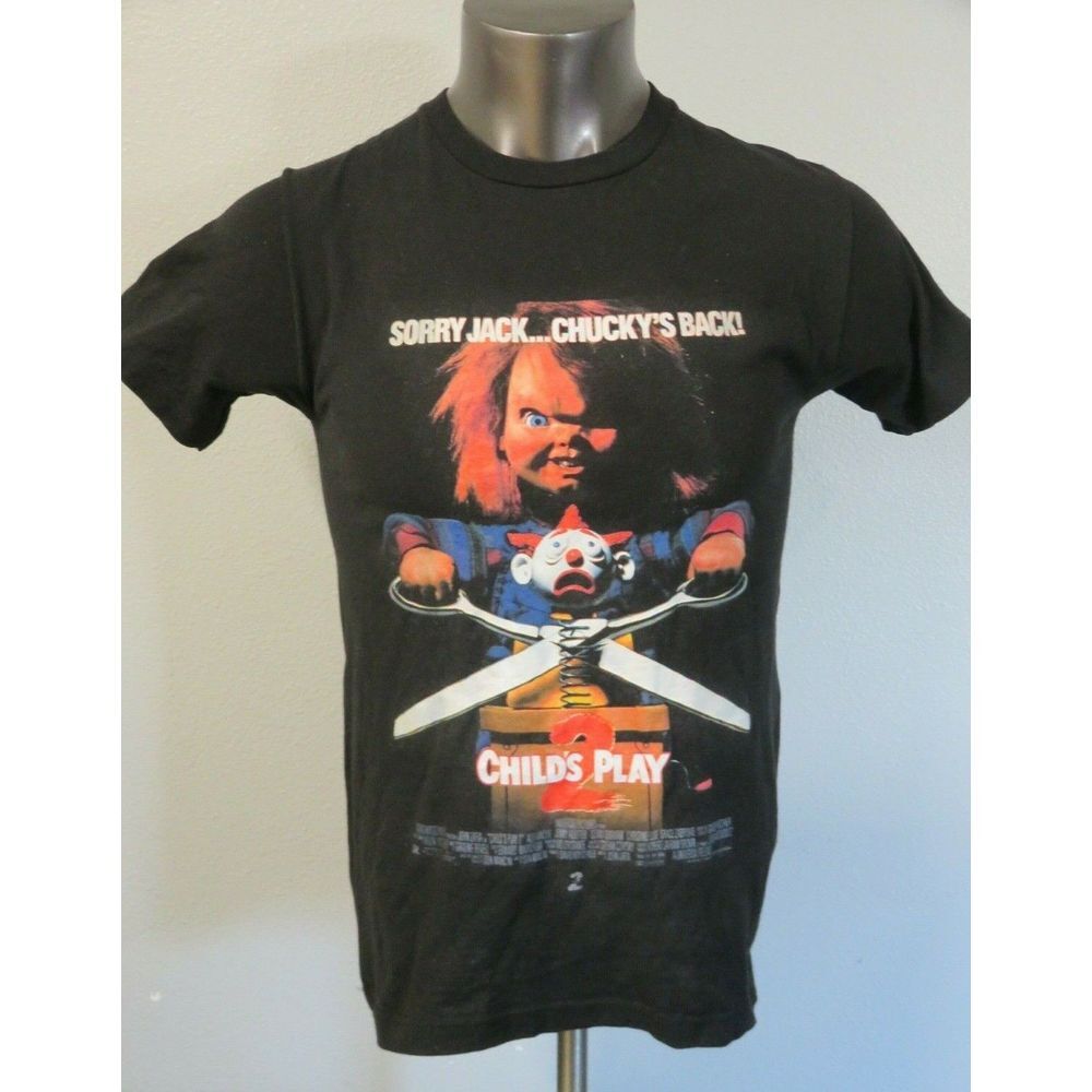 Childs Play 2‎ Tultex T-shirt Size Small Small S  Universal Studios Horror Movie